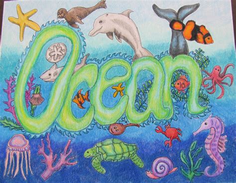 Captivating Ocean Art: 17 Ocean Drawing Ideas » Beingdraw.